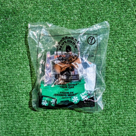 2017 McDonald's Happy Meal Holiday Express Jurassic World Train Toy Car #7 NIP - Picture 2 of 4